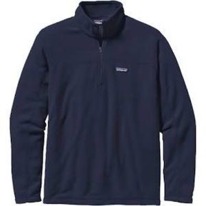Men’s Patagonia Micro D Fleece Pullover, Navy, 3XL